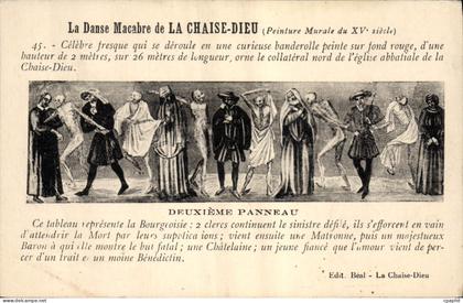 CPA La Danse Macabre De La Chaise Dieu