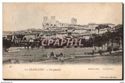 La Chaise Dieu CPA Vue generale