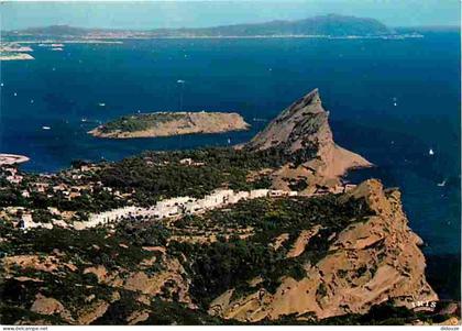 Carte Postale - 13 - La Ciotat - Baie de La Ciotat - Rocher du Bec de l'Aigle - Ile Verte - Flamme Postale - CPM - Voir