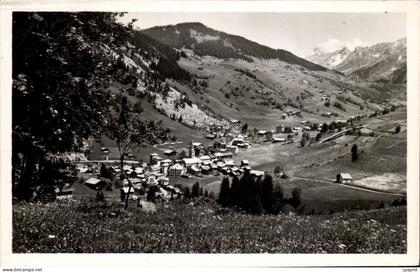 CPSM La Clusaz Le Sanet et la pointe percee
