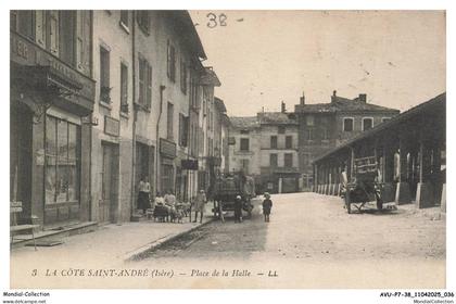 AVUP7-0414-38 - LA COTE-SAINT-ANDRE - Place de la halle
