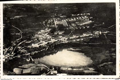 CPA CAMP de LA COURTINE vue aérienne