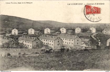 La Courtine CPA Casernes d'artillerie