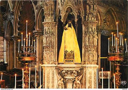 14 - Douvres La Délivrande - Intérieur de la Basilique - Statue de Notre Dame de la Délivrande - Art Religieux - CPM - V