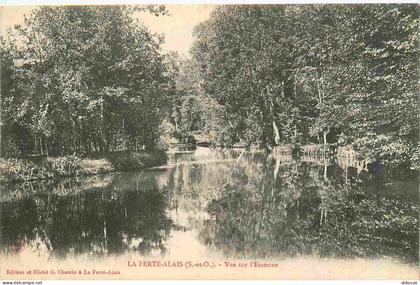 91 - La Ferte Alais - Vue sur l'Essonne - CPA - Voir Scans Recto-Verso
