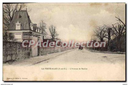 CPA La Ferte Alais L'Avenue De Baulne