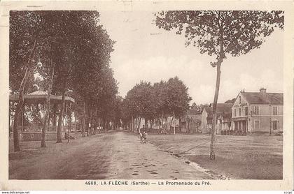 CPA La Flèche La Promenade du Pré