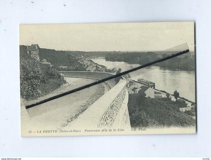 CPA  rétrécit - La Frette (Seine-et-Oise) - Panorama pris de la Côte