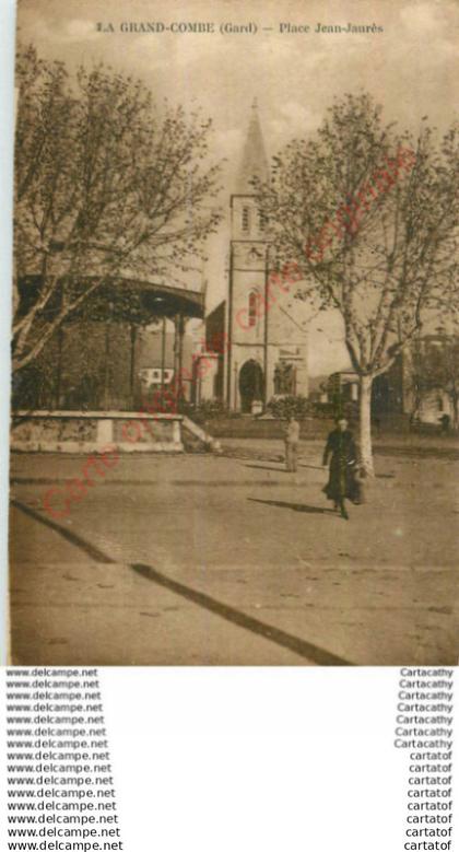 30.  LA GRAND COMBE . Place Jean jaurès .