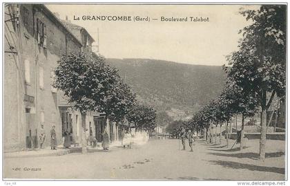 Gard : La Grand Combe, Bd Talabot,  Animée