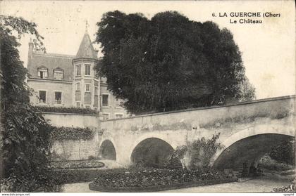 CPA LA GUERCHE le château