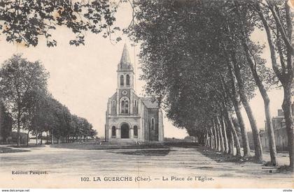 PIE.LOT CH -19-3788 : LA GUERCHE SUR L'AUBOIS. EGLISE