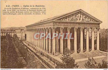CPA PARIS-EGLISE DE LA MADELEINE
