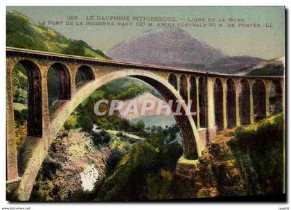 CPA Le Dauphine Pittoresque Ligne de la Mure le pont de la Roizonne