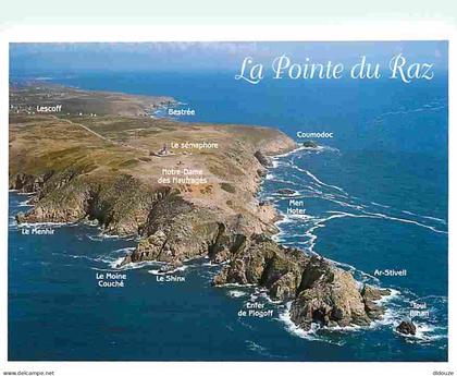 29 - La Pointe du Raz - Vue Générale aérienne - Voir Scans Recto Verso