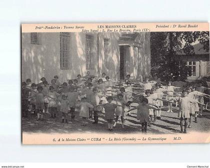 LA REOLE : A la maison Claire ""Cuba"", La gymnastique - état