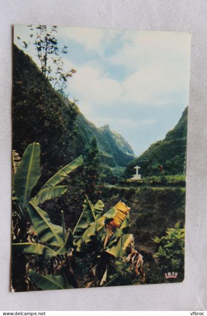 L96, Cpm 1980, sur la route de Cilaos, la Réunion