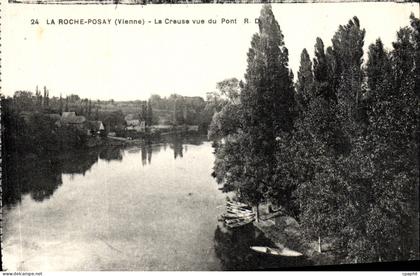 CPA La Roche Posay La Creuse Vue du Pont