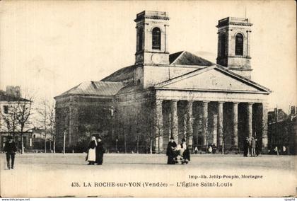 CPA La Roche sur Yon Eglise Saint Louis