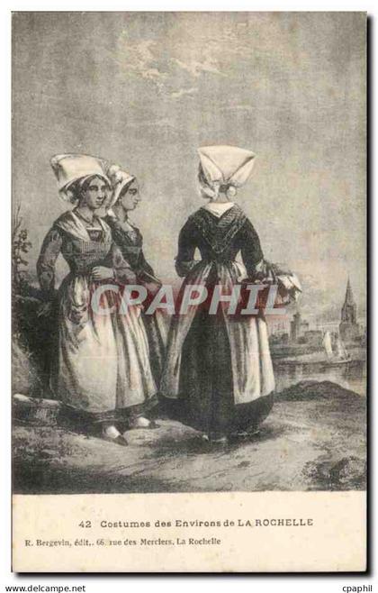 La Rochelle - Costumes de l'environs de la Rochelle - Fantaisie - Femme - CPA