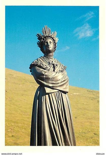 Carte Postale - 38 - La Salette - Sanctuaire Notre Dame de la Salette - La Vierge et le Crucifix de la Salette - Art Rel