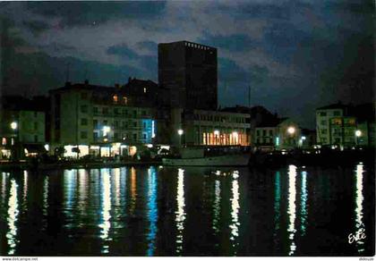 Carte Postale - 83 - La Seyne sur Mer - Le Port de La Seyne la nuit - CPM - Voir Scans Recto-Verso - Poscard - Carta Pos