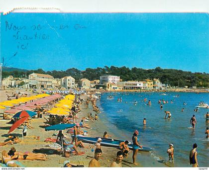 CPM La Seyne Les Sablettes La Plage Charme et Soleil de la Cote d'Azur
