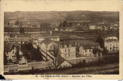 CPA La Tour du Pin Quartier des Villas