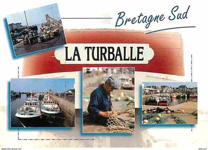 44 - La Turballe - Multivues - Bateaux - Marins Pecheurs - Flamme Postale - CPM - Voir Scans Recto-Verso