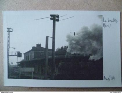 CPA - SELECTION -   LA VOULTE SUR RHONE  -  CARTE PHOTO - Intérieur de la gare