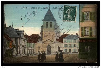 77 Lagny-sur-Marne eglise D77D K77243K C77243C RH086414