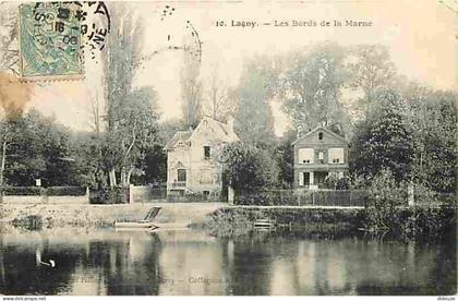77 - Lagny sur Marne - Les bords de la Marne - CPA - Voir Scans Recto-Verso