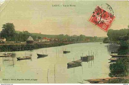 77 - Lagny sur Marne - Vue de Marne - Coins usés - CPA - Voir Scans Recto-Verso