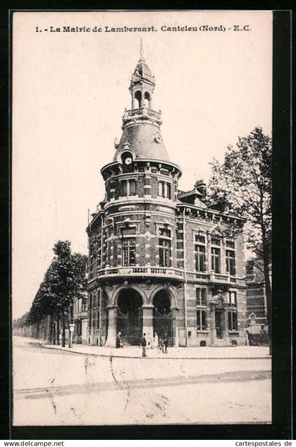 CPA Lambersart, La Mairie de Lambersart et Canteleu