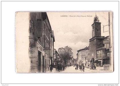 13 LAMBESC Place de la République, Horloge, animée, ed LA, 190?