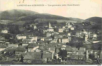 Carte Postale Ancienne - 69 - Lamure sur Azergues - Vue Générale ( Coté Nord-Ouest ) - Voyagée en 1916 - CPA - Voir Scan