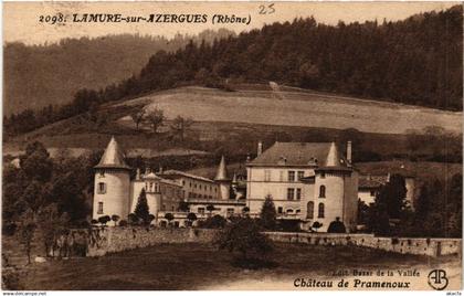 CPA LAMURE-sur-AZERGUES Chateau de PRAMENOUX (462024)