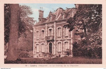 Landivy - Le Chateau de la Chauviere  -   CPA°J