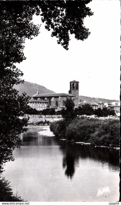 CPA Langeac L Eglise vue de I ll d Amour