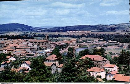 CPSM Langeac Vue Generale sur l'Allier
