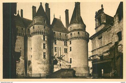 CPA Chateau de Langeais L Entree