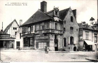 CPA Langeais Maison de Rabelais