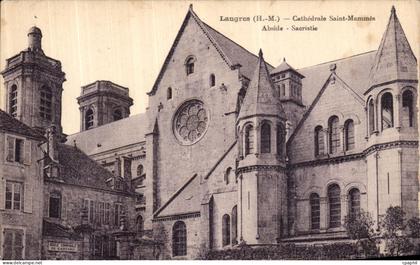CPA Langres Cathedrale Saint Mammes Abside Sacristie