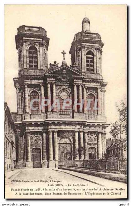 CPA Langres La Cathedrale
