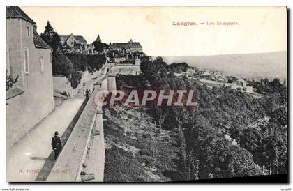 CPA Langres Les Remparts