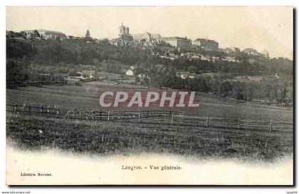 Langres CPA Vue generale