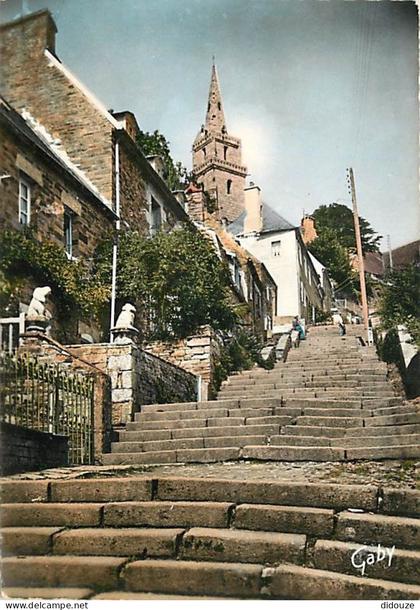 22 - Lannion - Les escaliers de Brélévenez (140 marches) - CPM - Voir Scans Recto-Verso