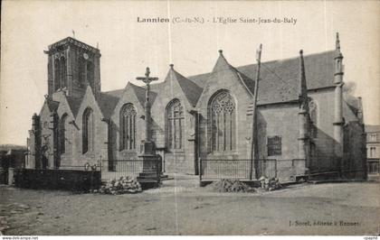 CPA Lannion L Eglise Saint Jean du Baly