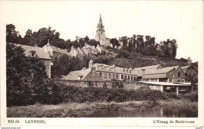 CPA Lannion L Etang de Brelevenez