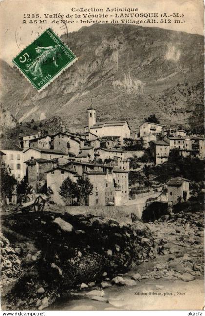 CPA Vallée de la VÉSUBIE LANTOSQUE Interiur du village (374828)